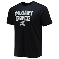T-shirt noir Levelwear Calgary Roughnecks Team Thrive pour hommes