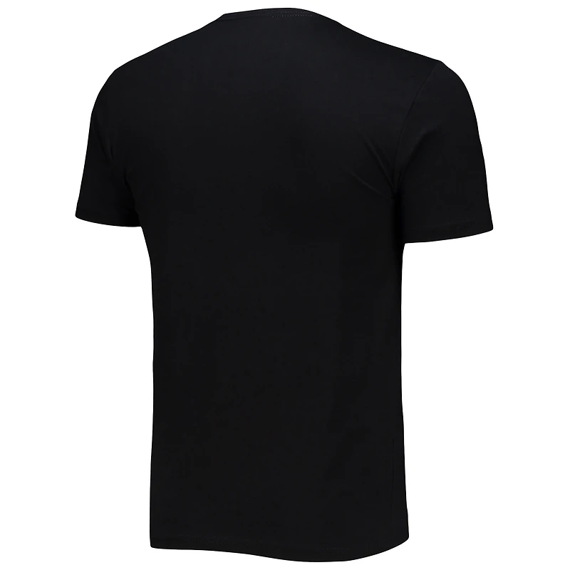 T-shirt noir Levelwear Calgary Roughnecks Team Thrive pour hommes