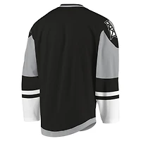 Maillot Sublima Replica Calgary Roughnecks Noir/Gris pour Jeune