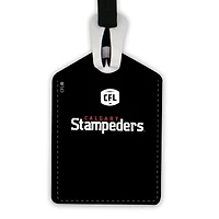 Étiquette de bagage en cuir personnalisée des Stampeders de Calgary