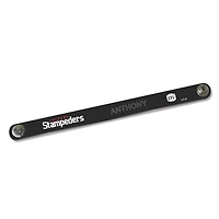 Calgary Stampeders Personalized Leather Slim Bracelet