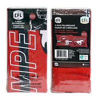 Ensemble de deux taies d'oreiller Calgary Stampeders