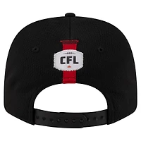 Casquette extensible noire à boutons-pression 9SEVENTY Sideline des Stampeders de Calgary de New Era pour homme