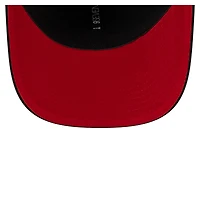 Casquette extensible noire à boutons-pression New Era pour homme, modèle Sideline Alternate 9SEVENTY des Stampeders de Calgary