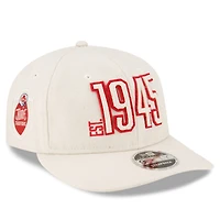 Men's New Era Cream Calgary Stampeders Turf Traditions Retro Crown 9FIFTY Adjustable Snapback Hat