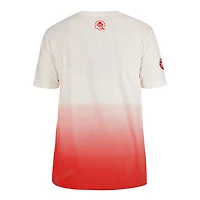 Men's New Era Red/Cream Calgary Stampeders Turf Traditions T-Shirt