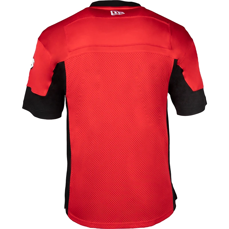 Maillot réplique New Era Calgary Stampeders 2023 rouge pour homme