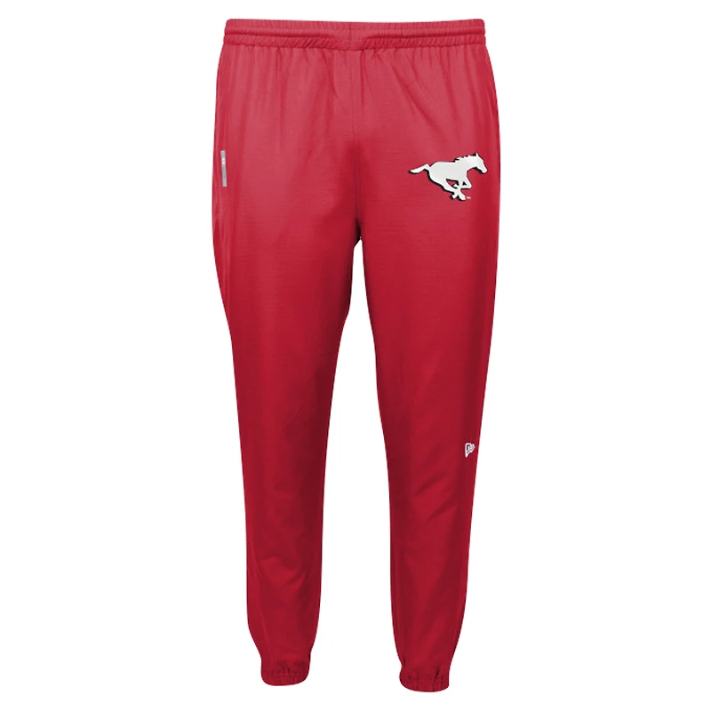 Men's New Era Red Calgary Stampeders Friction Woven Ripstop Pants