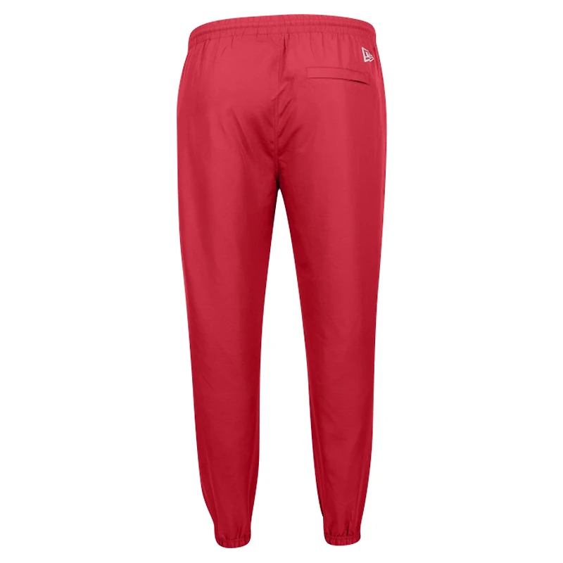 Men's New Era Red Calgary Stampeders Friction Woven Ripstop Pants