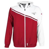 Men's New Era Red Calgary Stampeders Pinnacle Woven Ripstop Full-Zip Jacket