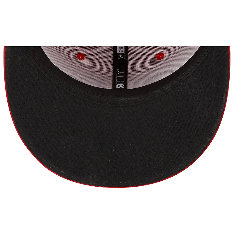 Casquette ajustée 59FIFTY Sideline des Stampeders de Calgary New Era rouge pour homme