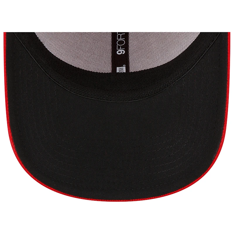 Casquette réglable 9FORTY Sideline des Stampeders de Calgary New Era pour homme, rouge