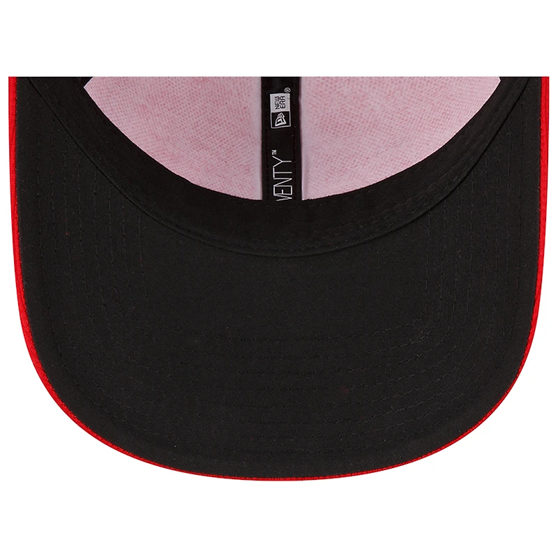 Casquette réglable 9TWENTY Sideline des Stampeders de Calgary New Era pour homme, rouge