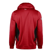 Chandail à capuchon Performance 5th & Ocean by New Era des Stampeders de Calgary pour homme, rouge