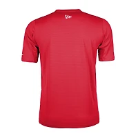 Men's New Era Red Calgary Stampeders Sideline Performance T-Shirt