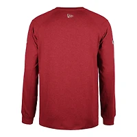 Men's New Era  Red Calgary Stampeders Sideline Thrive Performance Long Sleeve T-Shirt