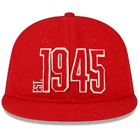 Casquette 9FIFTY Established Snapback pour homme New Era Red Calgary Stampeders Turf Traditions