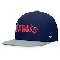 Men's Fanatics  Navy/Gray California Angels Yard Fitted Hat