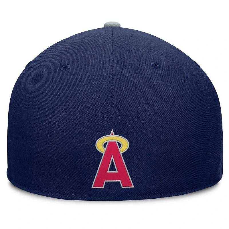 Men's Fanatics  Navy/Gray California Angels Yard Fitted Hat