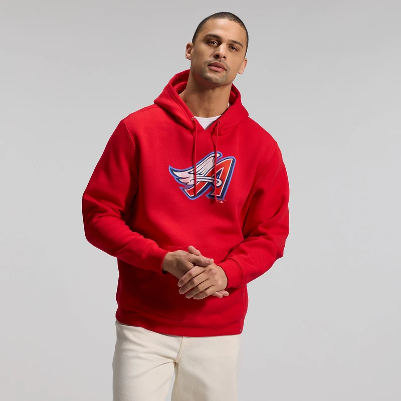 Sweat à capuche Fanatics rouge California Angels Era pour homme