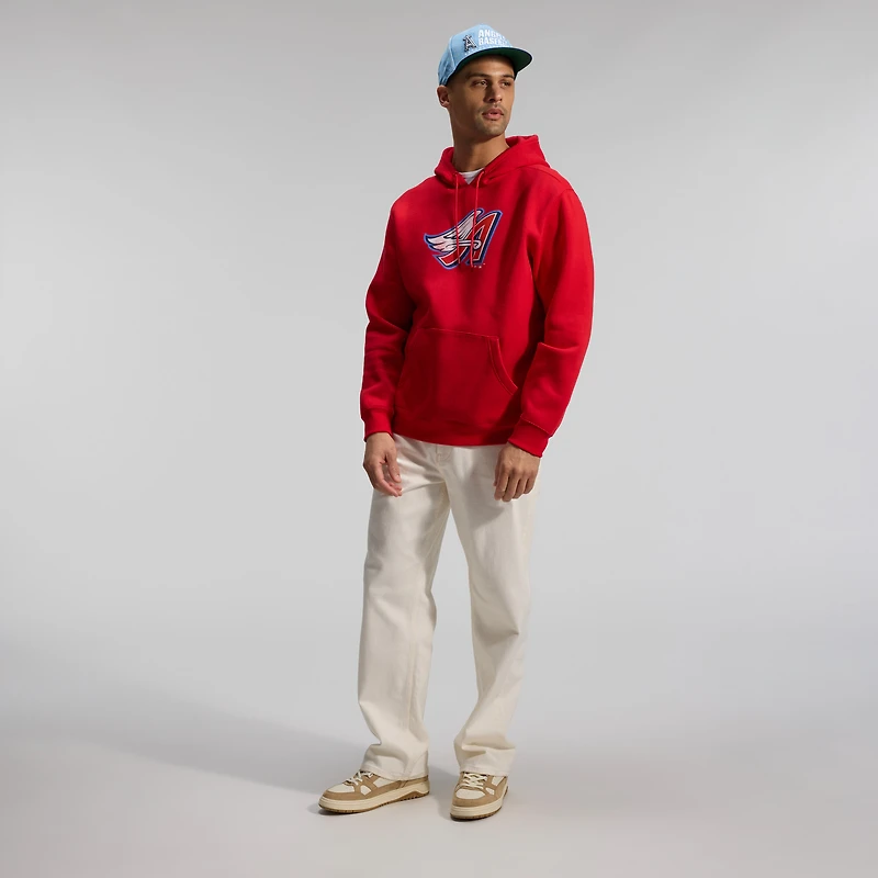 Men's Fanatics Red California Angels Era Hoodie