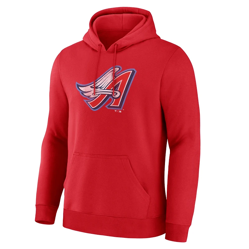 Men's Fanatics Red California Angels Era Hoodie