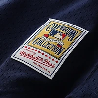Mitchell & Ness pour homme Bo Jackson Navy California Angels Cooperstown Collection Maillot boutonné d'entraînement au bâton en maille