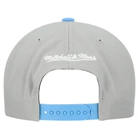 Casquette snapback basique Mitchell & Ness grise California Angels Cooperstown Collection pour homme