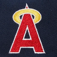 Casquette Snapback avec étiquette de l'équipe des California Angels de la marine Mitchell & Ness pour hommes