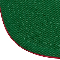 Casquette à visière double snapback rouge pour homme des California Angels de Mitchell & Ness
