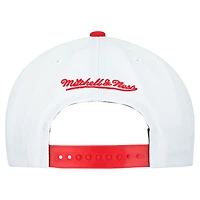 Casquette snapback basique Mitchell & Ness blanche California Angels Cooperstown Collection pour homme