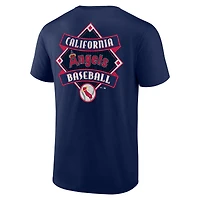 Men's  Navy California Angels Cooperstown Collection Field Play T-Shirt