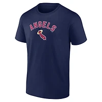 T-shirt personnalisé bleu marine California Angels Cooperstown Collection Winning Streak pour homme