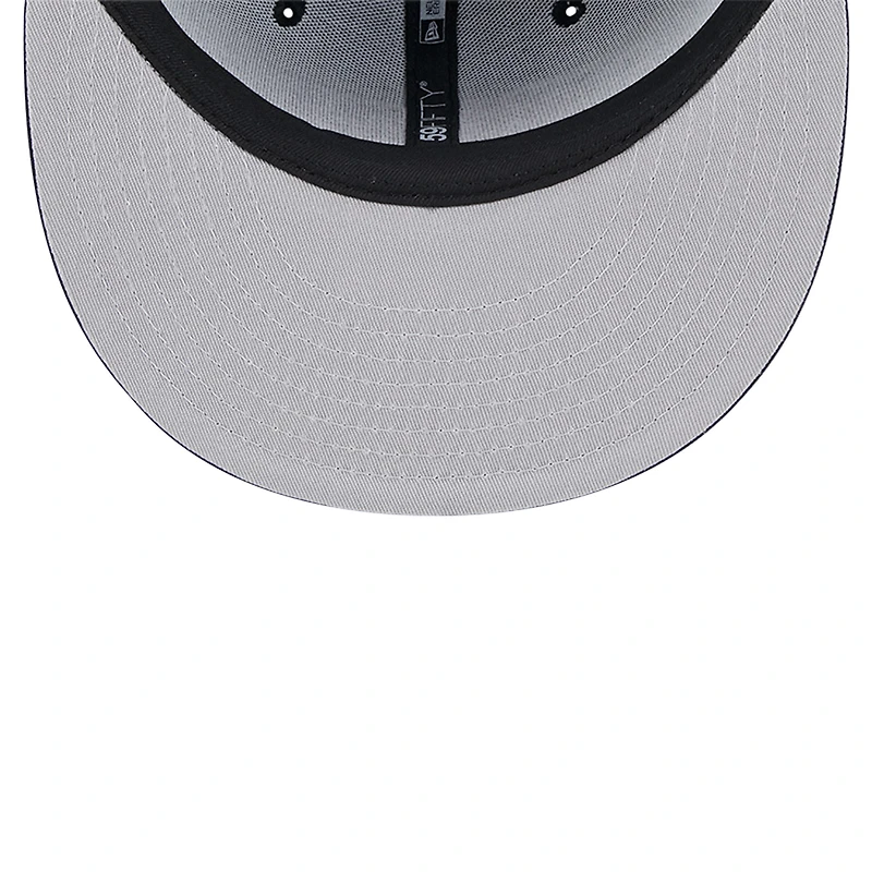Men's New Era Black California Angels Cooperstown Collection Retro Spring Training 59FIFTY Fitted Hat