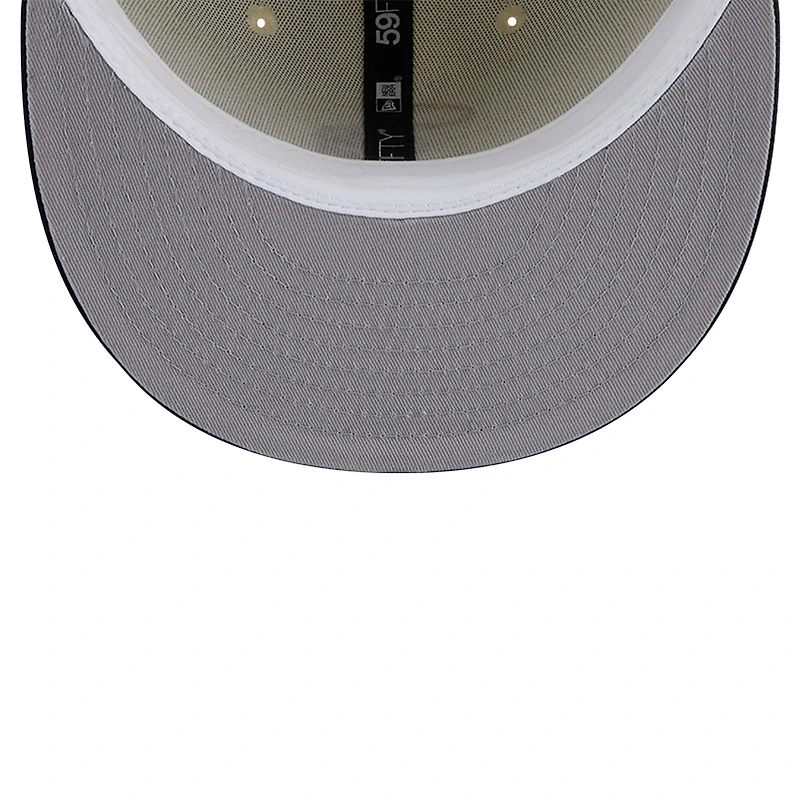Casquette ajustée 59FIFTY chromée New Era California Angels Cooperstown Collection pour hommes