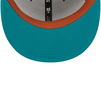 Men's New Era Gray/Teal California Angels Cooperstown Collection 59FIFTY Fitted Hat
