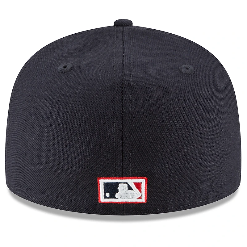 Men's New Era Navy California Angels Cooperstown Collection Wool 59FIFTY Fitted Hat