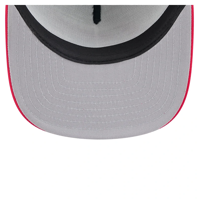 Men's New Era White/Red California Angels Retro Script Trucker 9FIFTY Snapback Hat