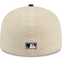 Men's New Era White California Angels Cooperstown Collection Corduroy Classic 59FIFTY Fitted Hat