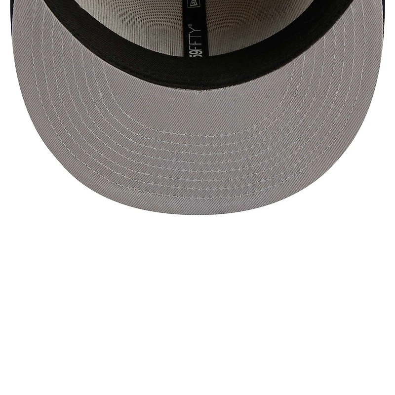 Men's New Era White California Angels Cooperstown Collection Corduroy Classic 59FIFTY Fitted Hat