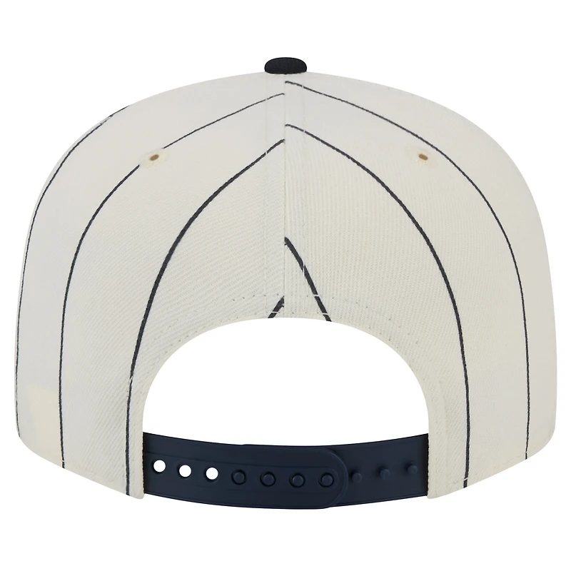 Casquette Snapback à rayures blanches 9FIFTY des California Angels de New Era pour homme