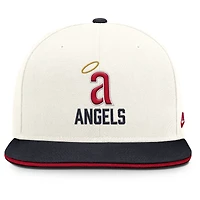 Casquette Nike Pro Dri-FIT pour homme, crème/marine, California Angels Cooperstown