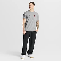 Men's Nike Heather Gray California Angels Cooperstown 2-Hit T-Shirt