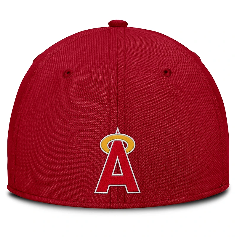 Casquette Nike Performance Flex Rise Swoosh pour homme, rouge/bleu marine, California Angels
