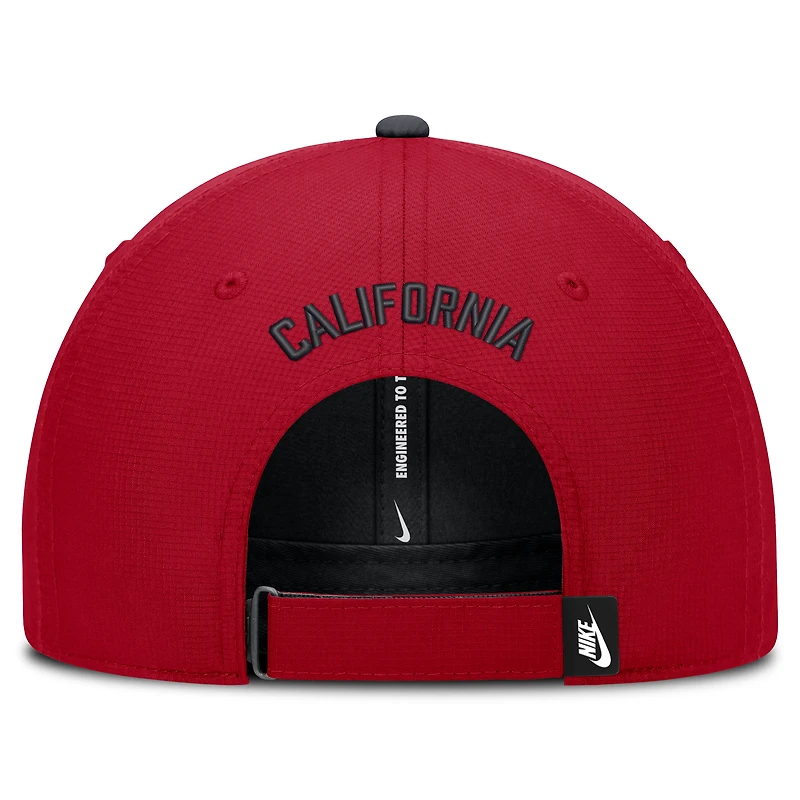 Men's Nike Red California Angels Cooperstown Collection Club Dri-FIT Adjustable Hat