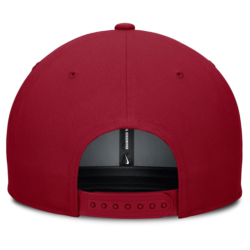 Casquette Snapback Nike California Angels Pro Performance pour homme Rouge