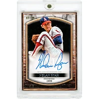 Nolan Ryan California Angels Autographed 2022 Topps Museum Collection Bronze Framed #HOFA-NR #2/10 Card