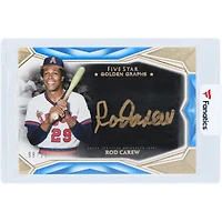 Rod Carew California Angels Autographed 2019 Topps Five Star Blue Golden Graphs #GG-RC #8/20 Card