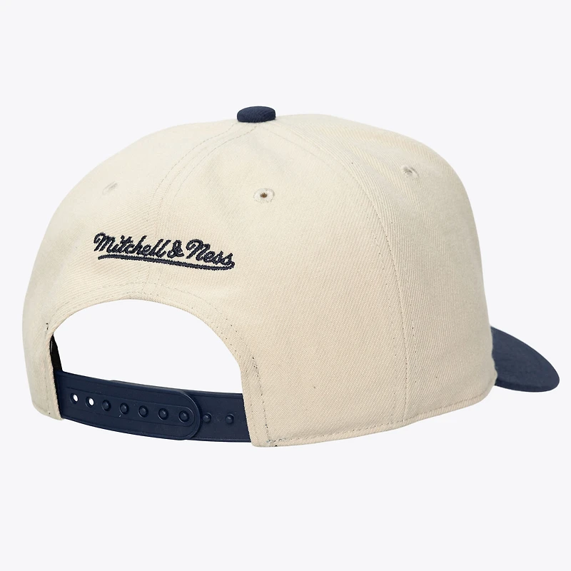 Casquette unisexe Mitchell & Ness crème California Angels Retro Arch Pro à pincement ajustable