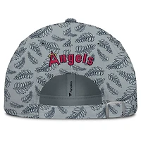 Women's Fanatics  Gray California Angels Cooperstown Collection Shift Adjustable Hat